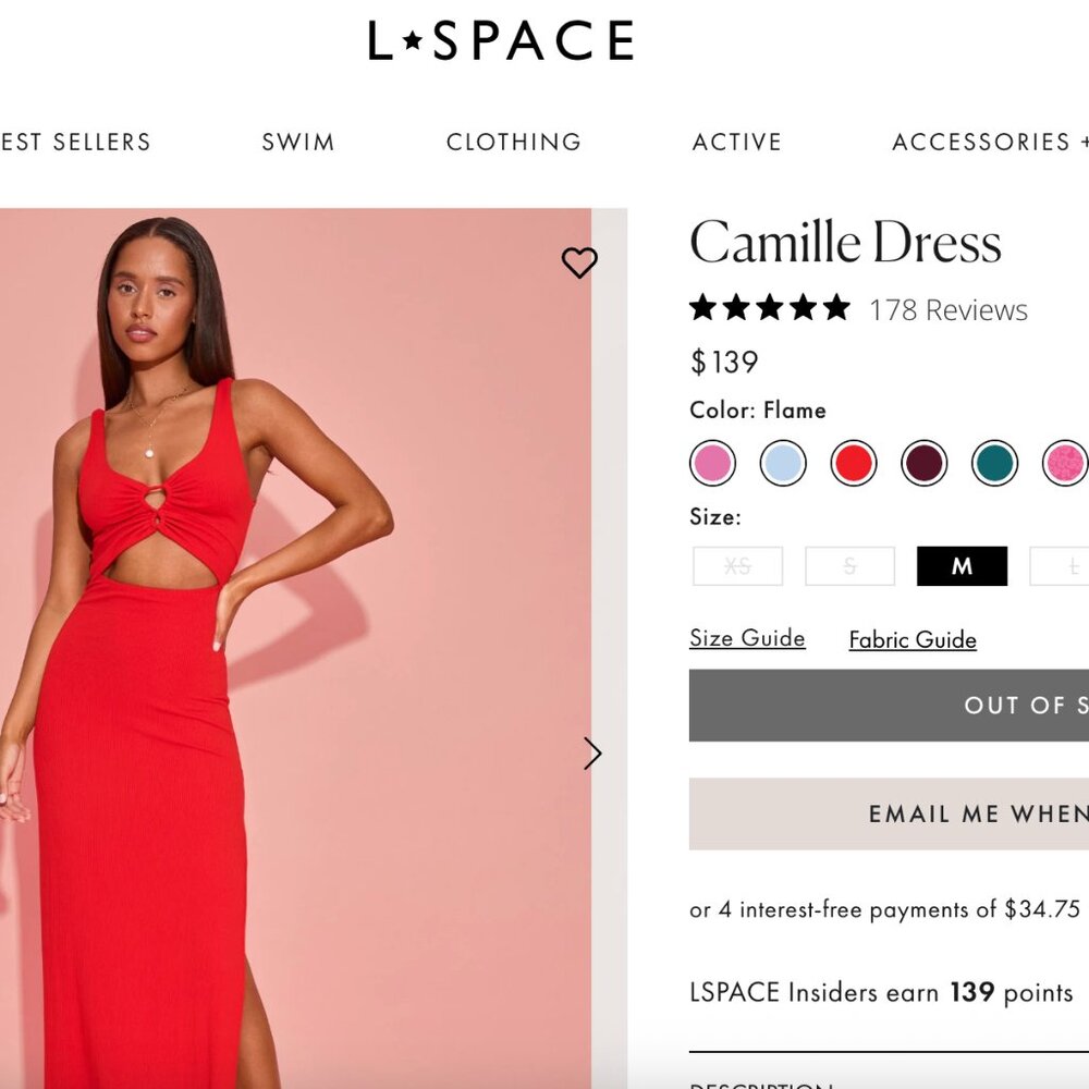 LSPACE Camille Dress